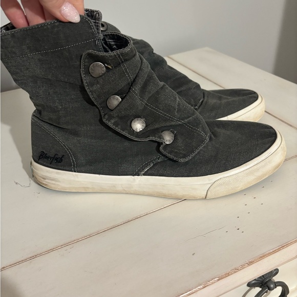 Blowfish Shoes - Blowfish Charcoal High-Top Sneakers